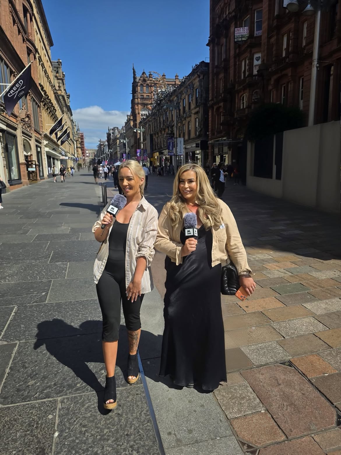 POI Society out on the streets of Glasgow